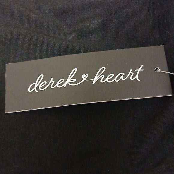 DEREK HEART Black Top Size L - Picture 7 of 7